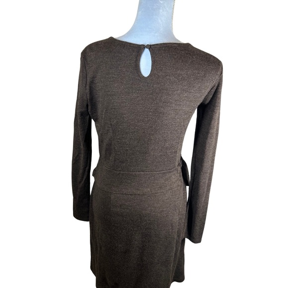 Ann Taylor Chocolate Long Sleeve Dress - Picture 2 of 3